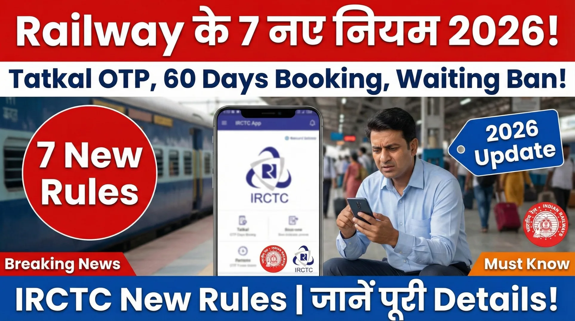 IRCTC New Ticket Rules 2026