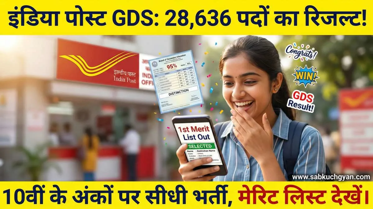 India Post GDS Result 2026