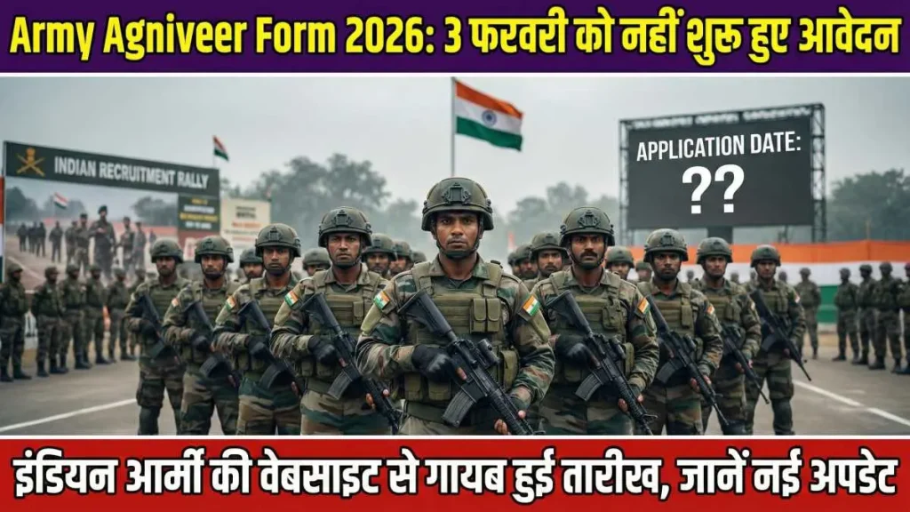 Indian Army Agniveer Form 2026 Update