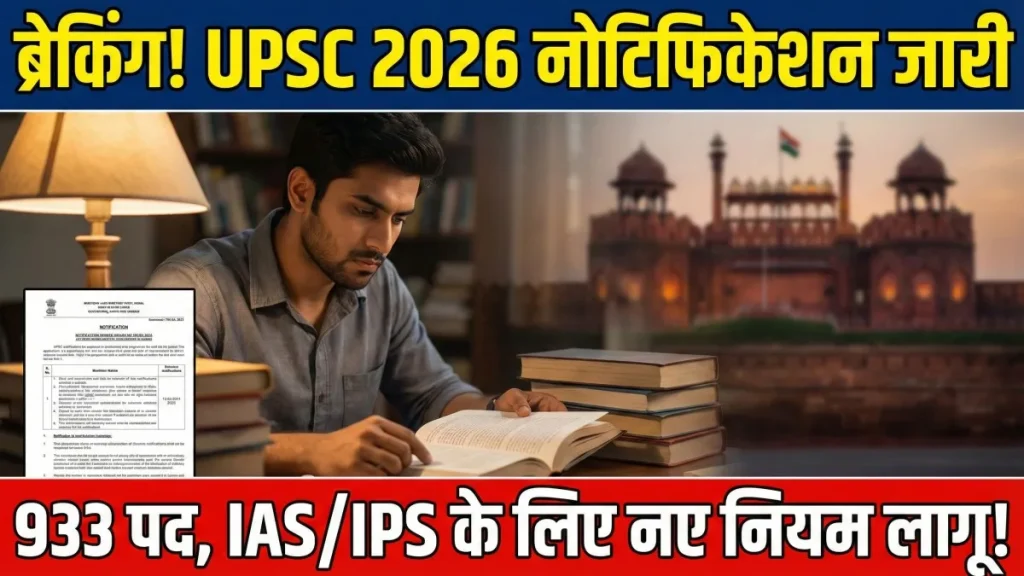 UPSC CSE 2026 Notification