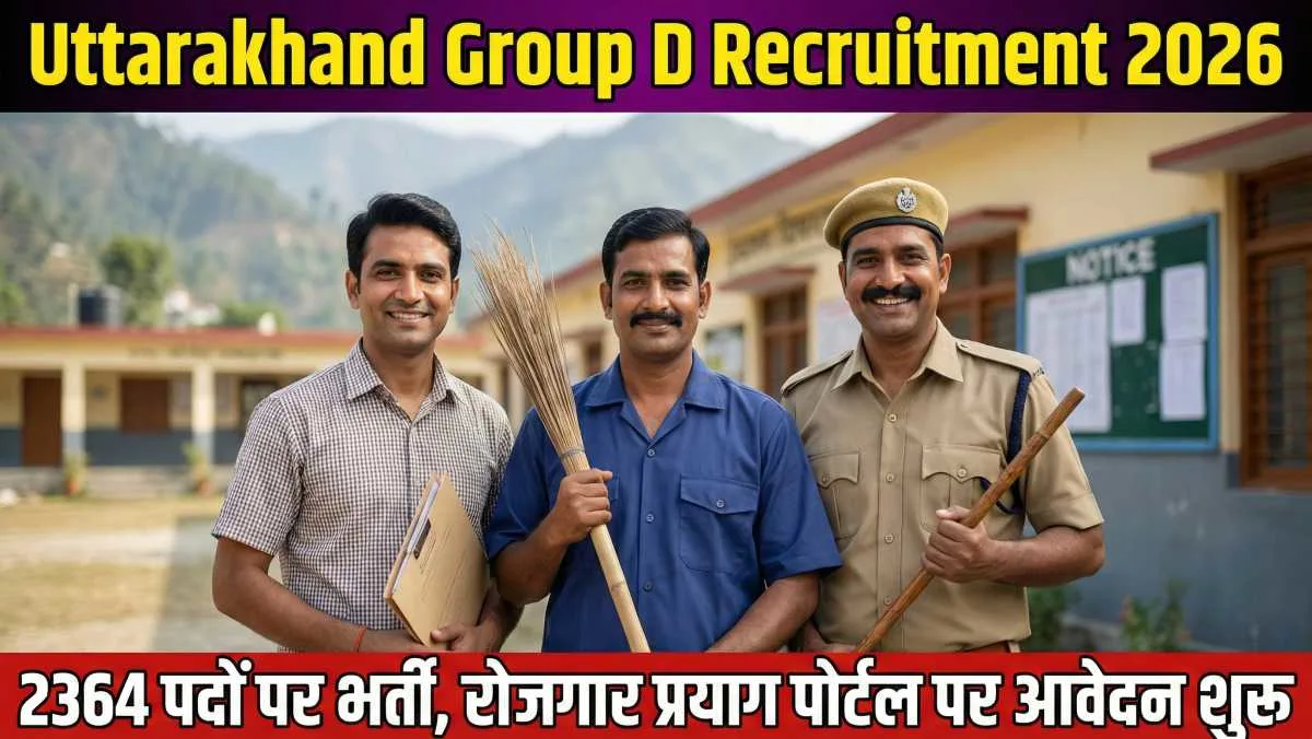 Uttarakhand Group D Recruitment 2026