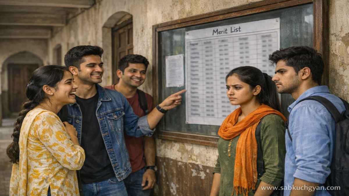 Student seeing result