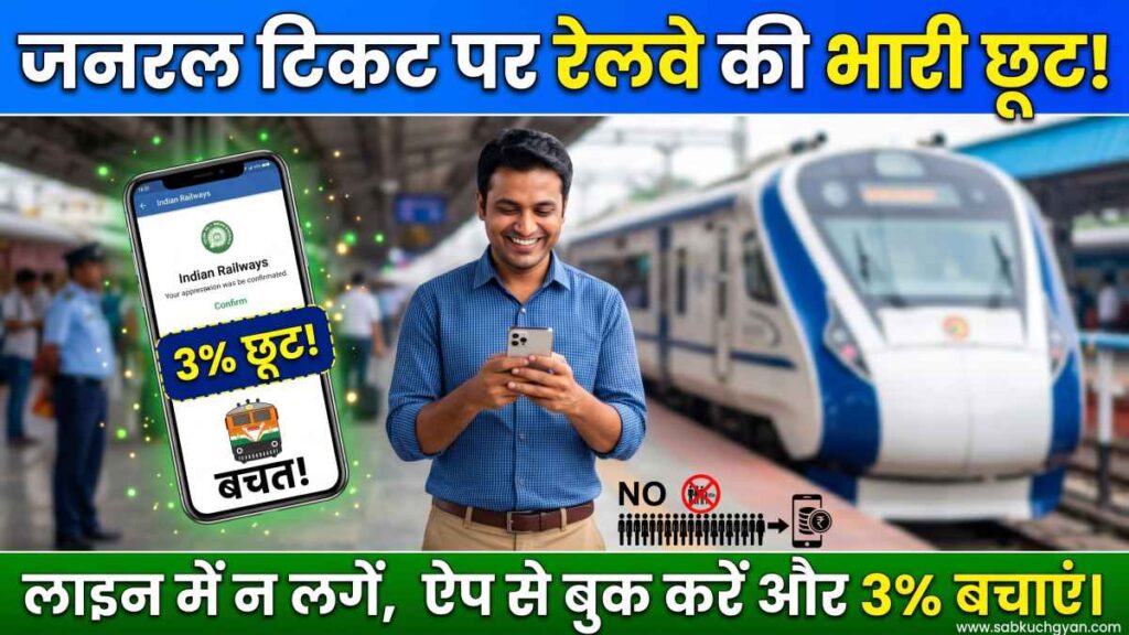 RailOne App Ticket Booking Discount