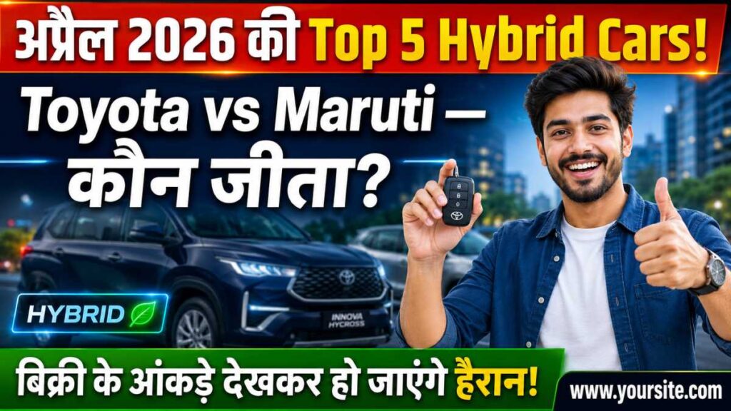 Hybrid Cars April 2026 Sales India