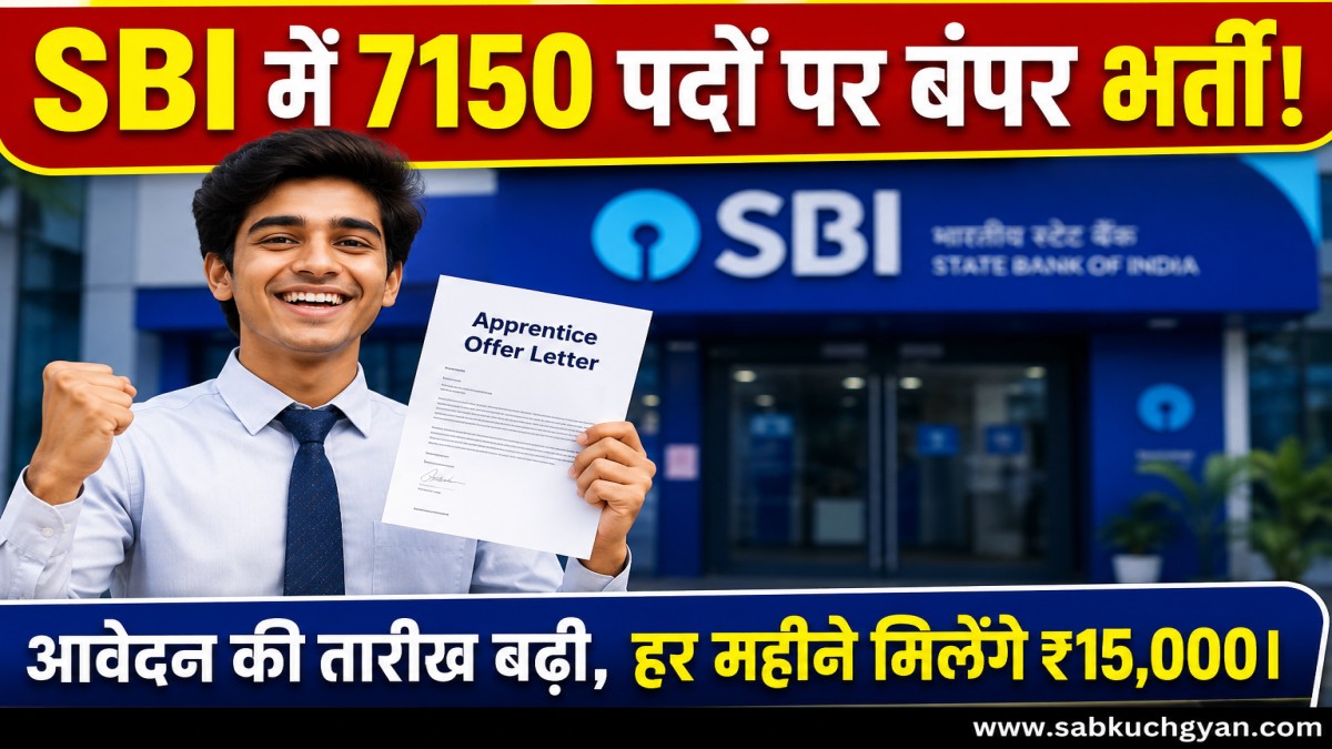 SBI Apprentice Recruitment 2026