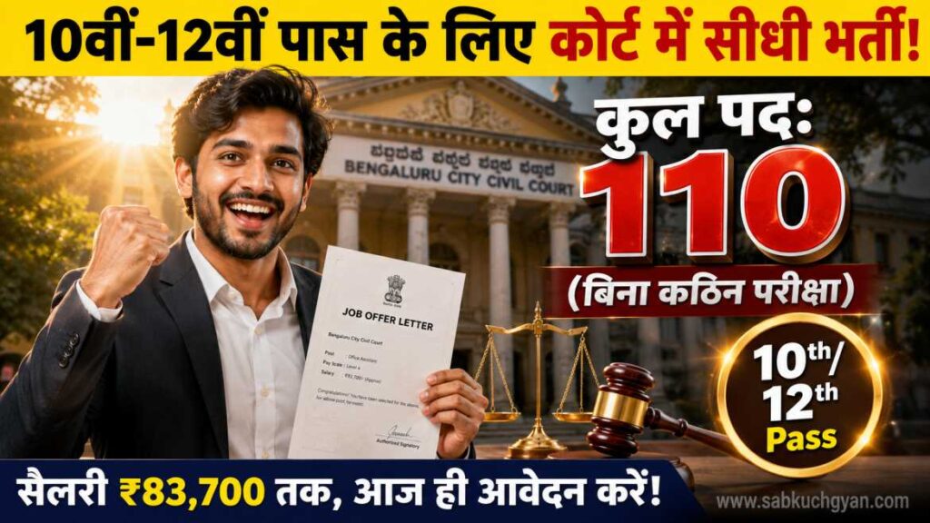 Bengaluru Court Recruitment 2026